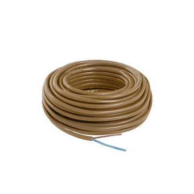 Time Gold 2-Core Flexible Cable 0.75mm² X 10M from B&Q