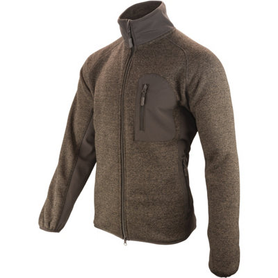 B&Q -  Weardale Knitted Jacket Brown Size Small