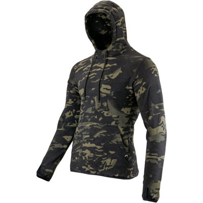 Viper Black Fleece Hoodie V-Cam Small