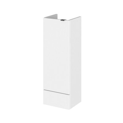 B&Q -  Fusion Floor Standing 1 Door Vanity UnitSoft CloseMfc Painted Gloss WhiteContemporary Style300X255X864mm