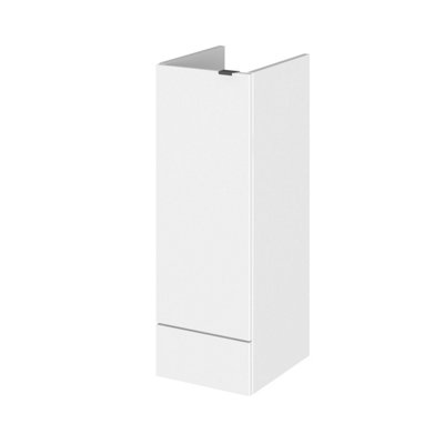 B&Q -  Fusion Floor Standing 1 Door Vanity UnitSoft Close HingesMfc Painted Gloss WhiteContemporary300X355X864mm