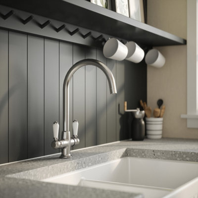 Nuie Cruciform Sink Mixer,basin Mixer Taps from B&Q