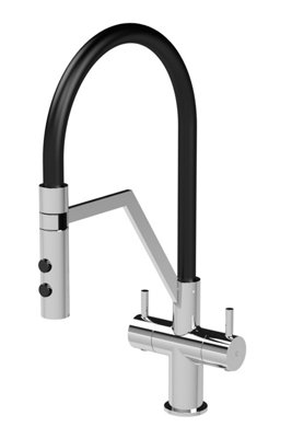 Nuie Ravi Mono Dual Lever Chrome from B&Q