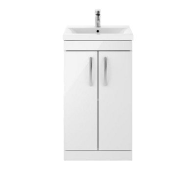 Nuie 500 Fs 2-Door Vanity & Basin 2 from B&Q