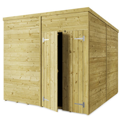 StoreMore Store More Tongue And Groove Pent Shed - 8X8 Windowless