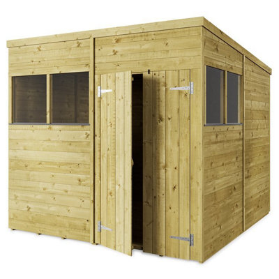 StoreMore Store More Tongue And Groove Pent Shed - 8X8 Windowed