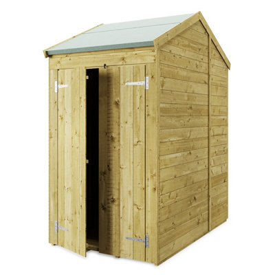 StoreMore Store More Tongue And Groove Apex Shed - 4X6 Windowless