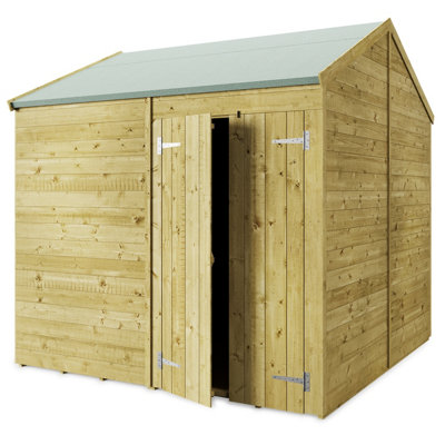 StoreMore Store More Tongue And Groove Apex Shed - 8X8 Windowless