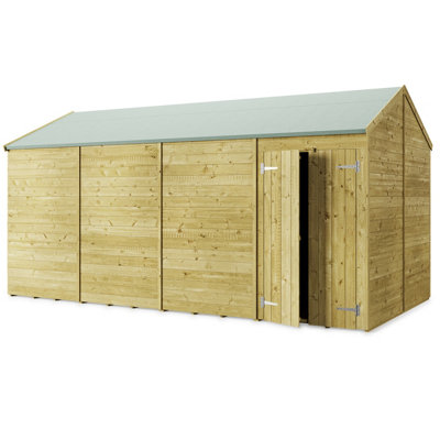 StoreMore Store More Tongue And Groove Apex Shed - 16X8 Windowless