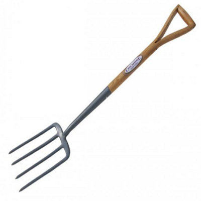 B&Q - Cheshire Digging Fork With Wooden Handle ( Ct2539)