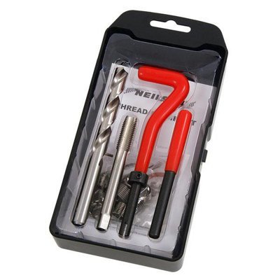 Neilsen 15Pc Damaged Thread Helicoil Type Repair Kit M10 X 1.5 X 13.5Mm W/ Tap (Ct2745)
