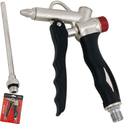 Neilsen Air Blow Gun Compressed Duster Nozzle Compressor With Flow Regulator from B&Q