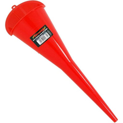 B&Q -  Long Neck Car Funnel Petrol Diesel Wash Oil Fuel Portable