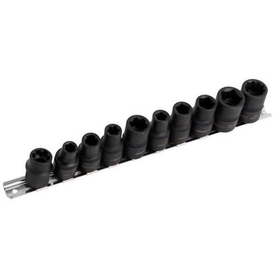 10Pc 1/2" Dr. Specialist Automotive Impact Socket Set (Neilsen Ct5200) from B&Q