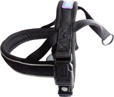Dogco Nylon Norwegian Harness Reflective Pad Black 2Xl from B&Q