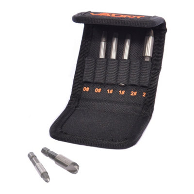 B&Q -  Stuck Screw Damaged Screw Head Remover Extractor Set6 Piece V1311000
