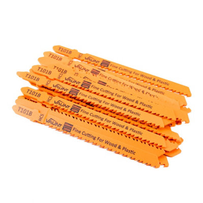 Vaunt Clean Cutting T101B Jigsaw BladesPack Of 25 Softwood Plywood Plastics from B&Q