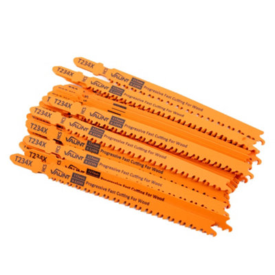 Vaunt Progressor Wood Cutting T234X Jigsaw Blades Pack Of 25 Softwood Plywood from B&Q