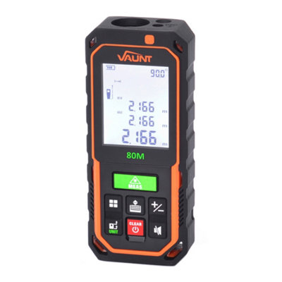 Vaunt Professional Green Beam Laser Distance Measure 80M V1501008 from B&Q