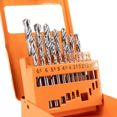 Vaunt 19 Piece Hss Ground Forged Drill Bit Set Self-Centering Tip 1mm To 10mm from B&Q