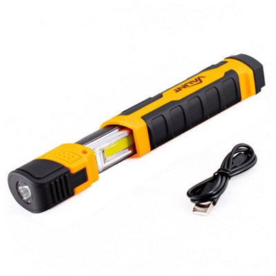 Vaunt 300 Lumen Compact Torch Floodlight Magnetic Base 80M Beam Range E1612007 from B&Q