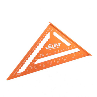 Vaunt 300mm Aluminium Rafters Metric Speed Square from B&Q