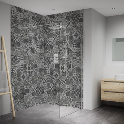 Splashwall Elite 2 Panel Mpc Wall Panel Kit (L)2420mm (W)1200mmAbruzzo from B&Q