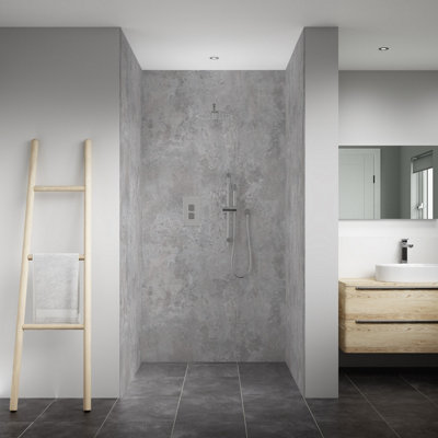Splashwall Elite 3 Panel Mpc Wall Panel Kit (L)2420mm (W)1200mmCaldeira from B&Q
