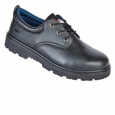 Himalayan Leather 3 Eyelet Safety Shoe (Black)  (Uk 9) from B&Q