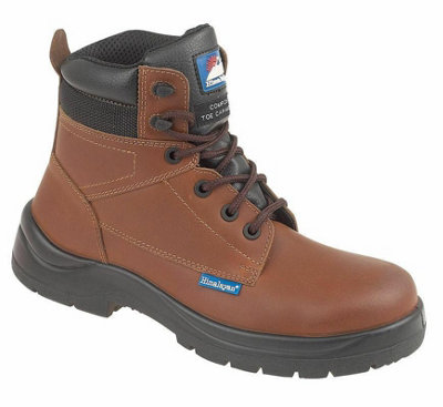 Himalayan Leather Hygrip Safety Boot (Brown)  (Uk 3) from B&Q