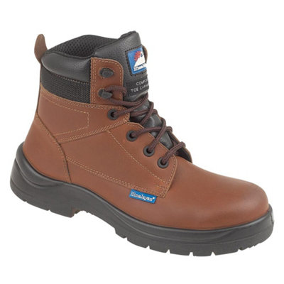 Himalayan Leather Hygrip Safety Boot (Brown)  (Uk 6) from B&Q