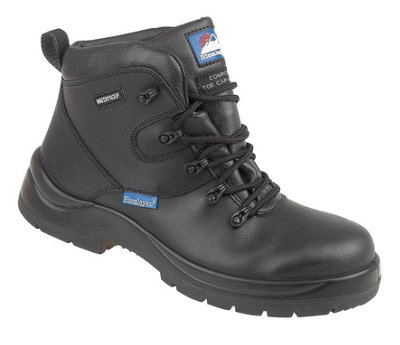 Himalayan Himalayn Leather Hygrip Waterproof Safety Boot (Black)  (Uk 9) from B&Q