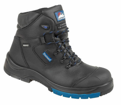 Himalayan Hygrip Waterproof Safety Boot Metal Free (Black)  (Uk 4) from B&Q