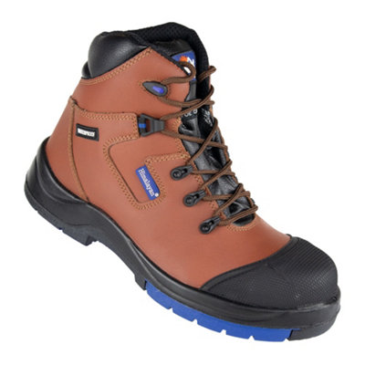 Himalayan Hygrip Waterproof Safety Boot Metal Free (Brown)  (Uk 6) from B&Q