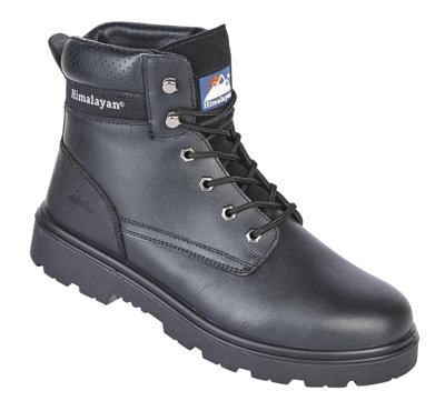Himalayan S3 Leather Safety Boot (Black)  (Uk 3) from B&Q