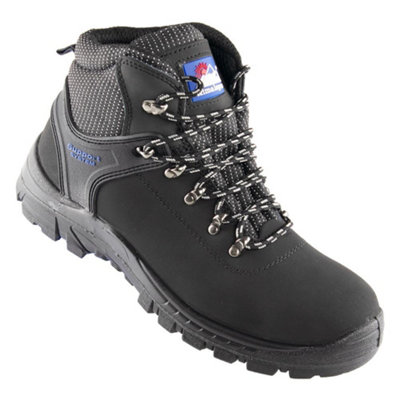 Himalayan Leather Stee Toe Cap Ad Midsole Safety Hiker Boot (Black)  (Uk 8) from B&Q