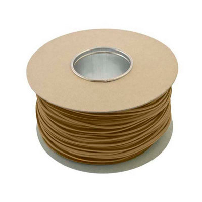 Unicrimp Q-Crimp Earth Sleeving Brown 100M X 4mm Qes4Br from B&Q