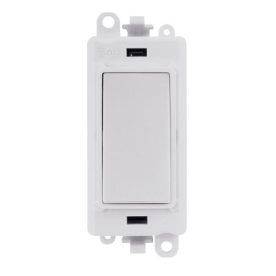 Click Scolmore Click Gm2018Pw Gridpro 20A Double Pole Switch from B&Q