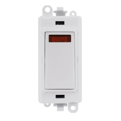 Click Scolmore Click Gm2018Npw Gridpro 20A Double Pole Switch With Neon from B&Q