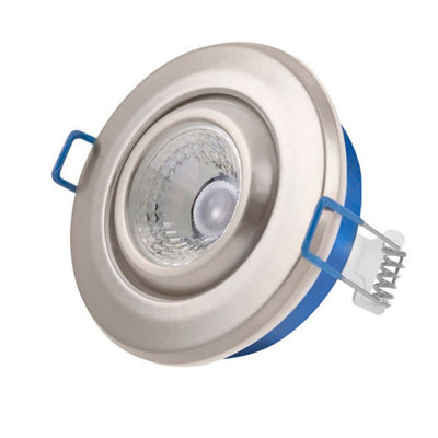 Click Scolmore Inceptor No5 Dimmable Adjustable Compact Fire Rated Led Downlight Cool White Led5405Sc5Cd from B&Q