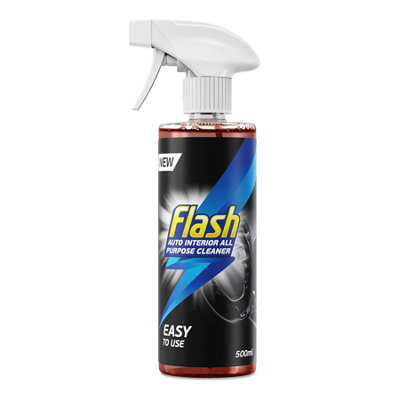Flash All-Purpose Car Interior Cleaner Spray Safe For All Surfaces 500Ml from B&Q