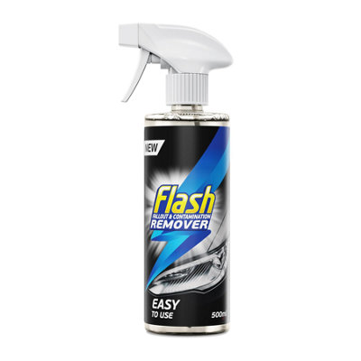 Flash Fallout Remover 500Ml Removes Iron & Contamination From Wheels & Paint Red