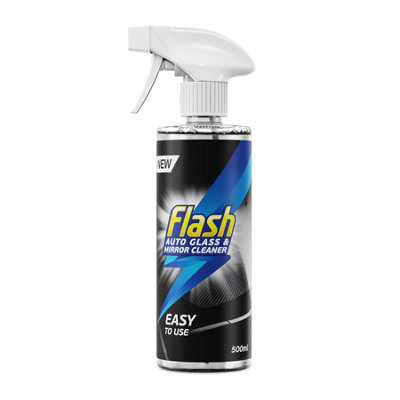 Flash Glass & Mirror Cleaner Streak-Free Shine For Car Windows & Mirrors 500Ml
