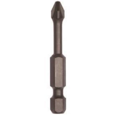 B&Q -  Pz2 Impact Driver Bit Hex Impact Resistant Screwdriver Power Tool 10 Pack 50mm