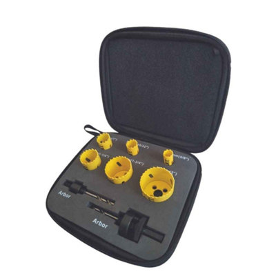 B&Q -  8 Piece Premium Holesaw Kit