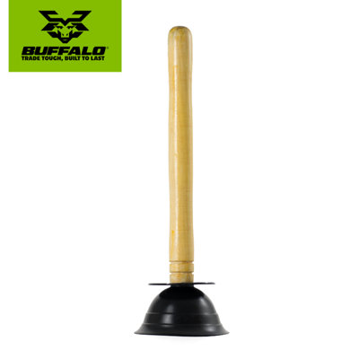 Buffalo Large Rubber Cup Bath & Shower Plunger from B&Q