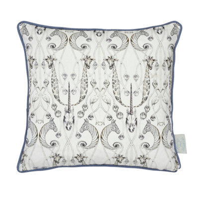 The Chateau By Angel StrawbridgeChateau Des Animaux Natural 43X43Cm Cushion from B&Q