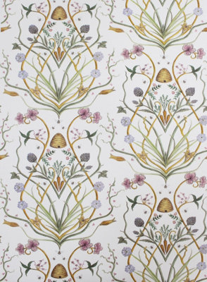 The Chateau By Angel StrawbridgePotagerie Cream Wallpaper from B&Q