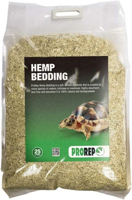 Prorep Hemp Bedding 25 Litres Reptile Substrate from B&Q