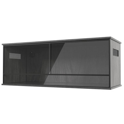 Prorep Wooden Modern Reptile Vivarium Snake Lizard Housing 120X45X45Cm Black from B&Q